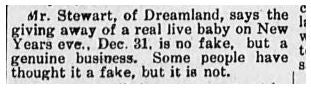 Dreamland theater ad, 1908