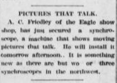 East Oregonian, Sept. 07, 1908, p. 5. Historic Oregon Newspapers.