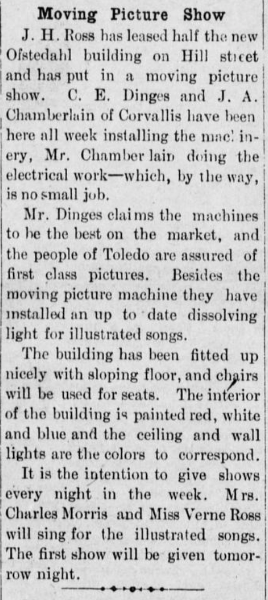 The Lincoln County Leader. Jul. 08, 1910. Historic Oregon Newspapers.