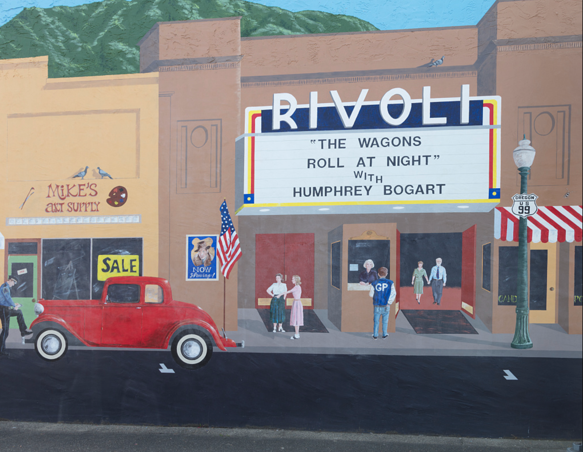 Artwork of the Rivoli Theater