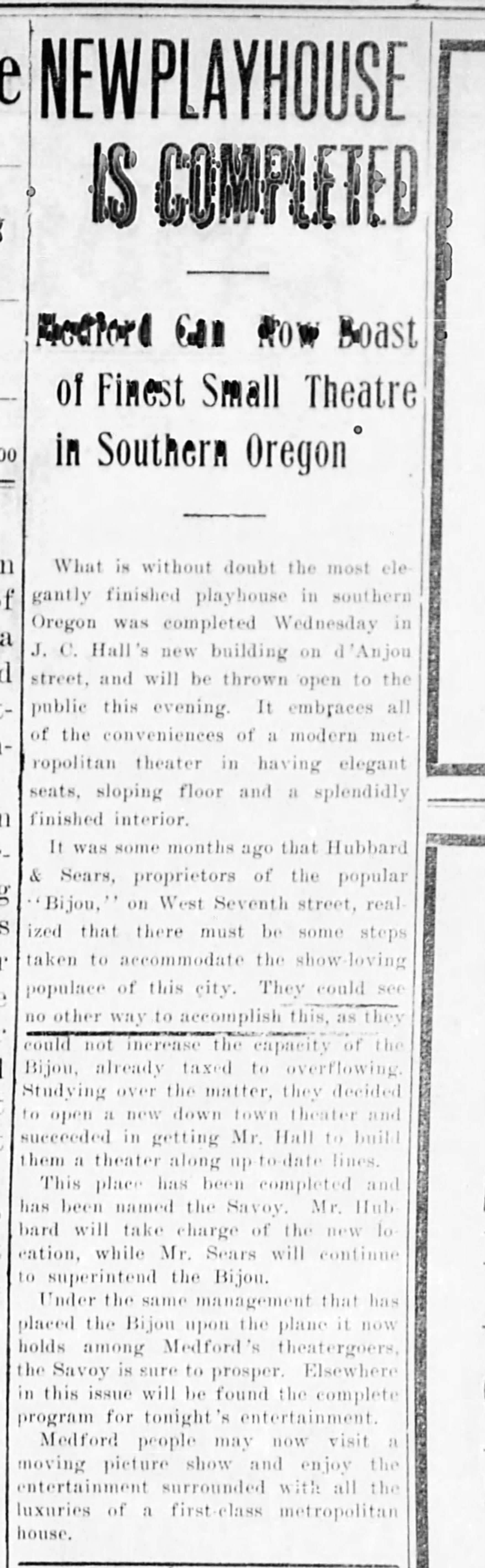 Medford Mail Tribune (Medford, Oregon) 01 Oct 1908, Thu Page 2