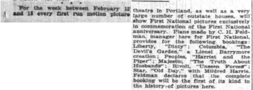 The Oregon Daily Journal, Feb. 06, 1921, p. 1. Historic Oregon Newspaper.