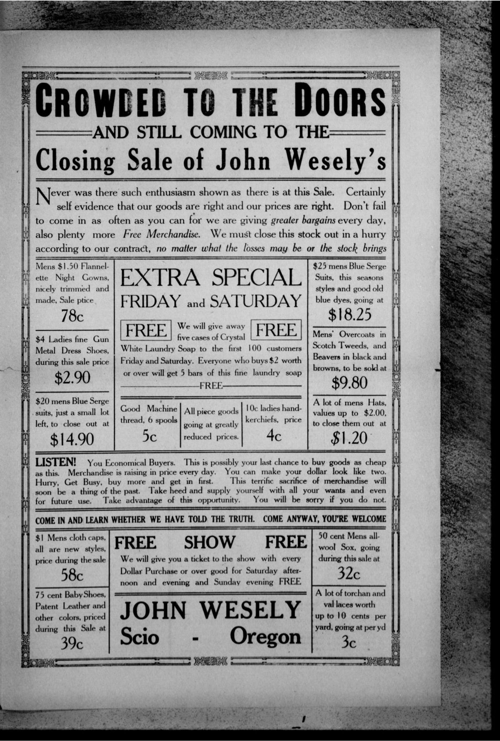 The Scio Tribune., November 02, 1916. Page 3.