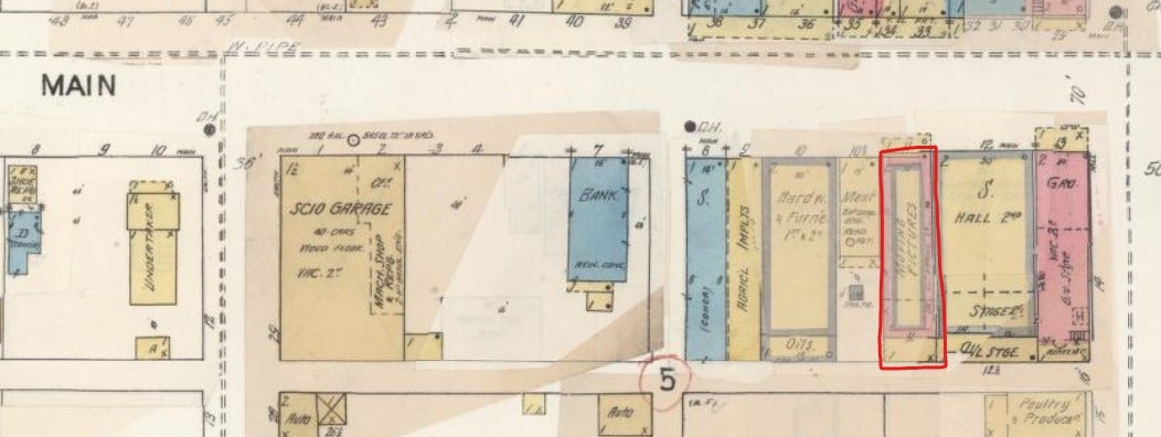 Sanborn Fire Insurance Map. Scio, Linn County, Or. May 1931.