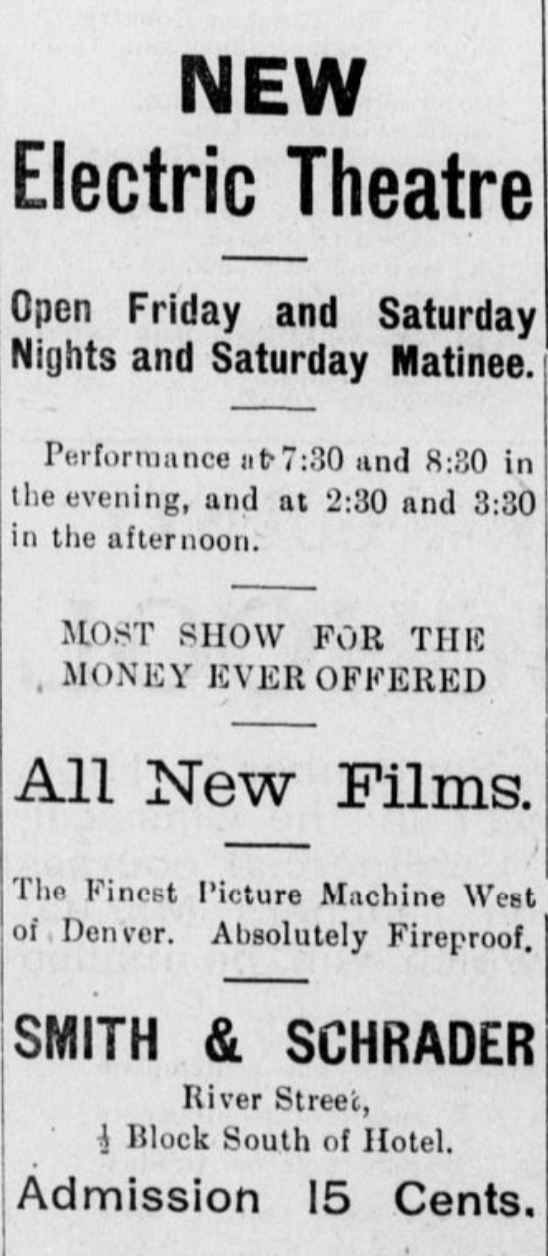 opening bill for the theatre
