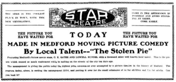 The Stolen Pie at the Star, 1916