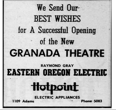 Newspaper article from the grand opening