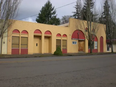 A current image of the former Dayton Theatre, now a Catholic church
