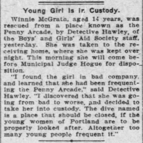 An article from the Morning Oregonian, March 31, 1905, Page 11