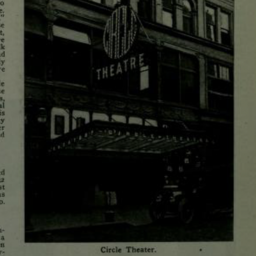 An article describing the interior of the Circle Theater