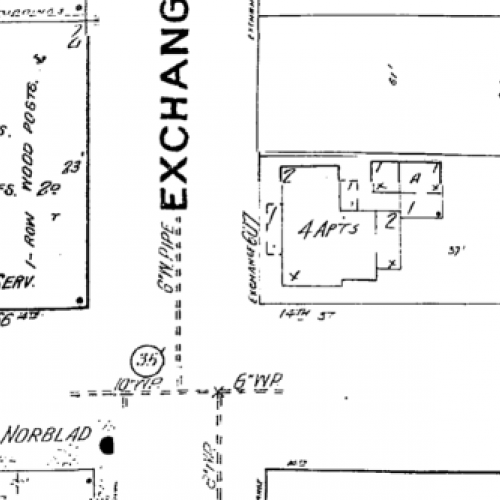 Sanborn Maps Astoria 1908-1948, sheet 21