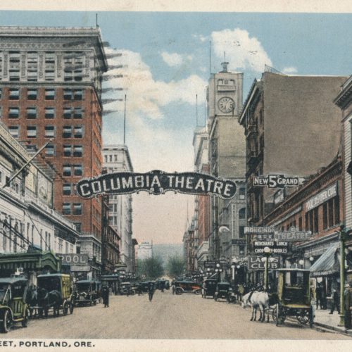 Sixth Street View of the Columbia Theater 