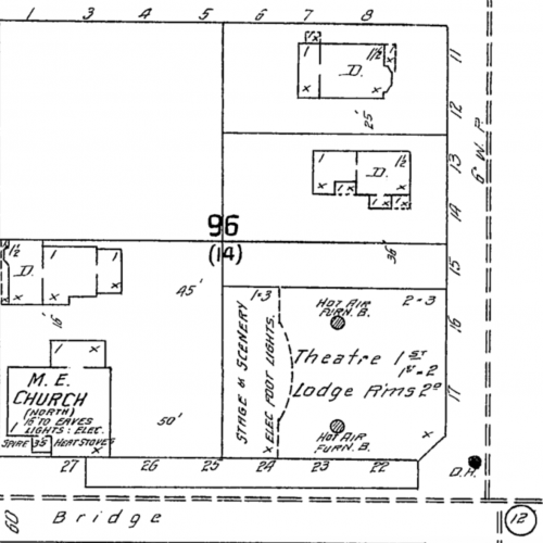 Sanborn map of The Dime