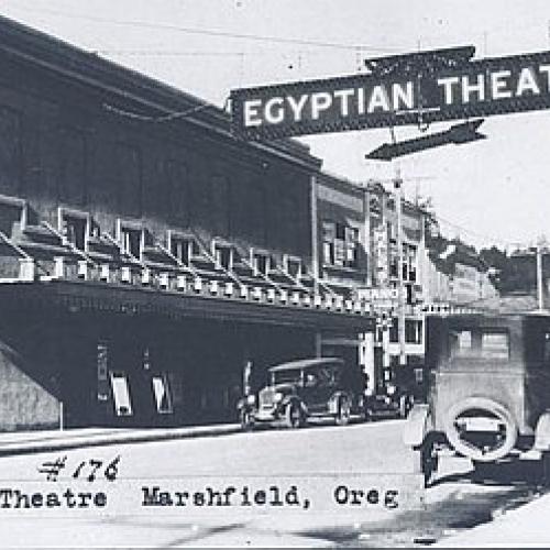 historic image of the theater