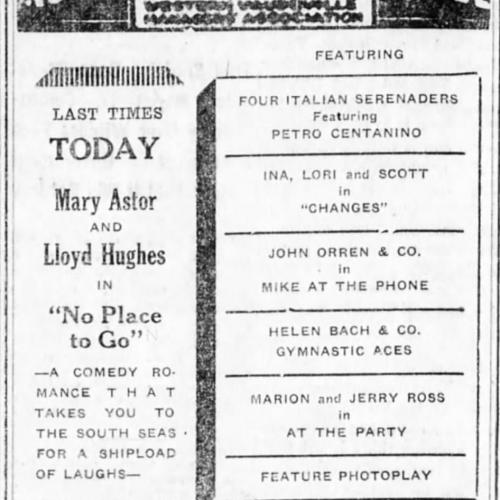 Craterian theater ad, January 10, 1928