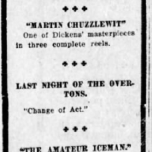 Sherry's theater ad, 1912