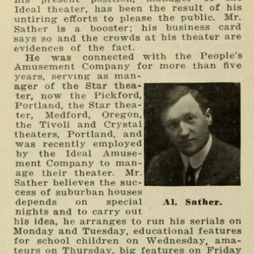 Al Sather article in Motion Picture News, 1915.