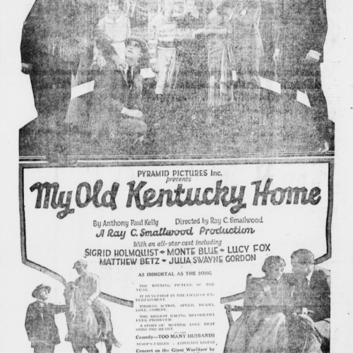 "My Old Kentucky Home" Ad