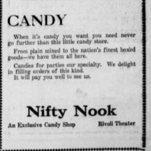 Candy Shop Ad