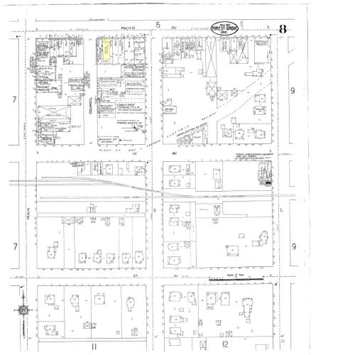 Map of Forest Grove Nov. 1912