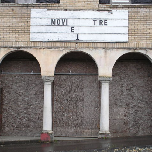 Photo of entrance of the theater