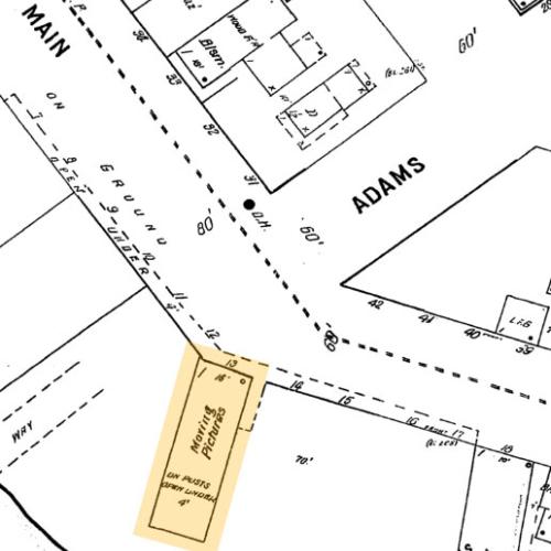 Princess Theater. 13 Main st. Digital Sanborn Map, May 1920 - Oct. 1930. Historic Oregon Newspapers.