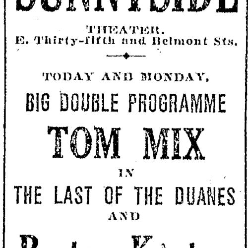 -The New- Sunnyside Theater. 