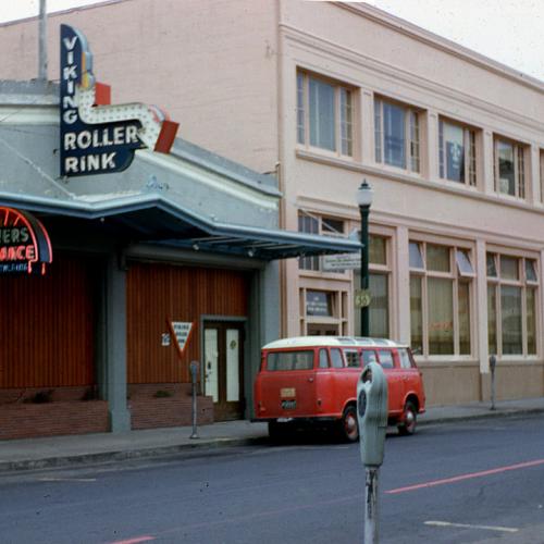 Commerical Street, Viking Roller Rink, early 1960s. Rink History Weebly