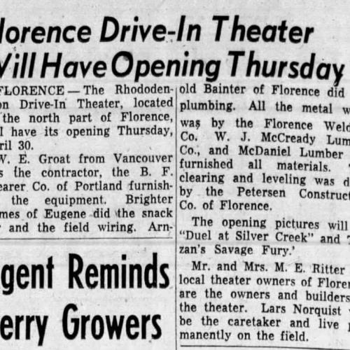 Eugene Register Guard April 29, 1953