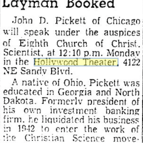 John D. Pickett of Chicago newspaper clipping