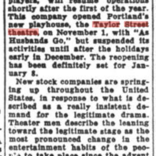 This is an article about the acting group that came out of the theater