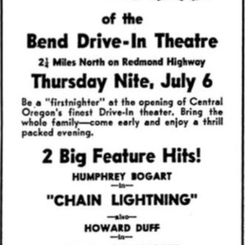 Ad features discounted ticket pricing for children and "no baby-sitter problem" 