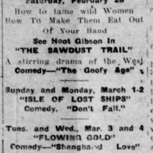 Coming Show for Beaver Theatre. Week of February 28th.