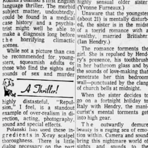 Article about "Repulsion"