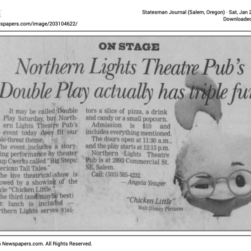 Article from Statesman Journal, 01/21/06