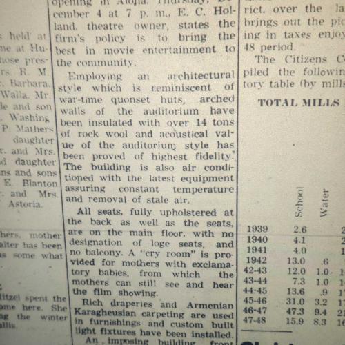 A news paper column