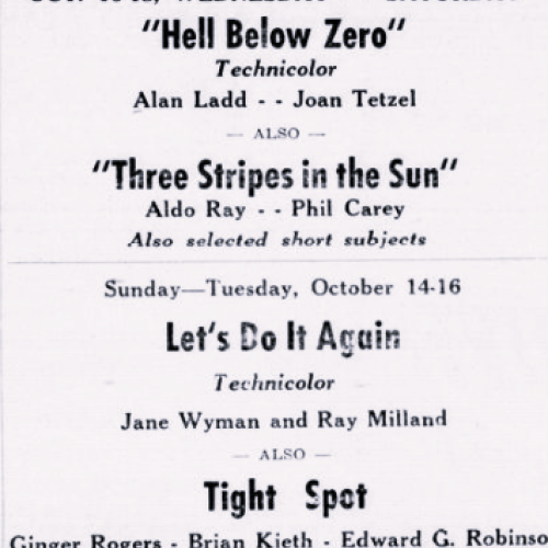 Advertisement, The Brookings-Harbor Pilot, October 11, 1956: 7. Historic Oregon Newspapers.
