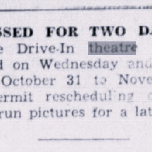“Clossed For Two Days,” The Brookings-Harbor Pilot, September 20, 1956: 5. Historic Oregon Newspapers.