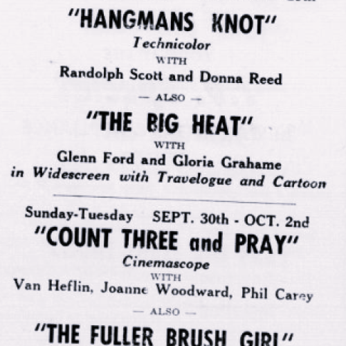 Advertisement, The Brookings-Harbor Pilot, September 27, 1956. Historic Oregon Newspapers.