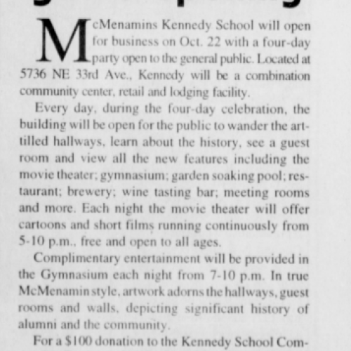 a newspaper section