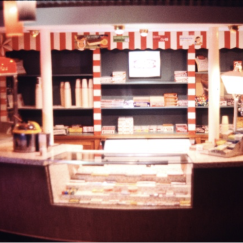 Original snack bar/concession stand at the Times