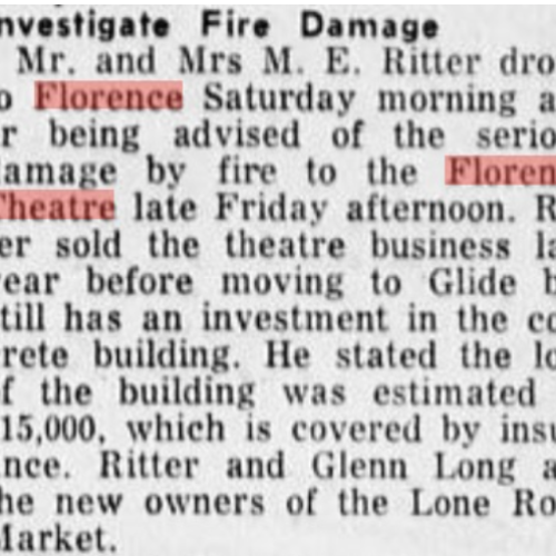 Investigating Fire Damage to the Theatre