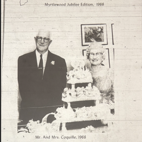Mr. and Mrs. Claver for the Myrtlewood Jubilee