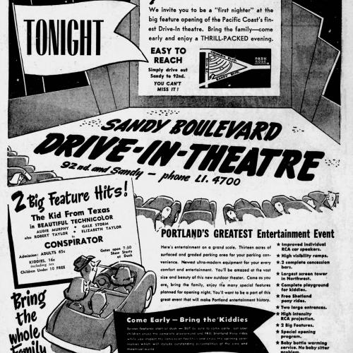 Opening night at Sandy Boulevard