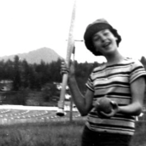 July 1995. Young boy at the original Eugene Drive-In