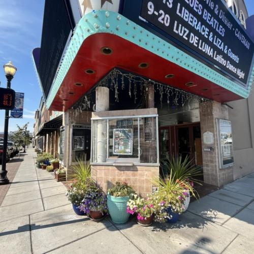 An outside view of the box office (Cinema Treasures)