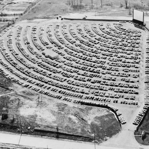 aerial view of the theater