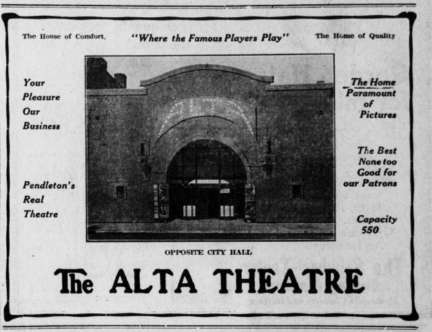 Alta theater, Pendleton, Oregon