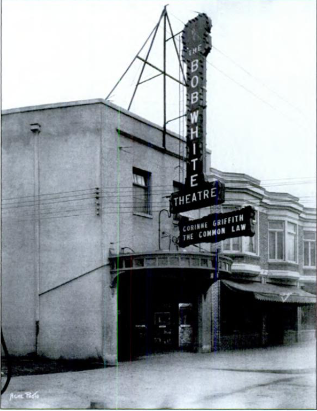 The Bob White Theatre, Portland, Oregon, 1924. Image courtesy of Nick Haas 