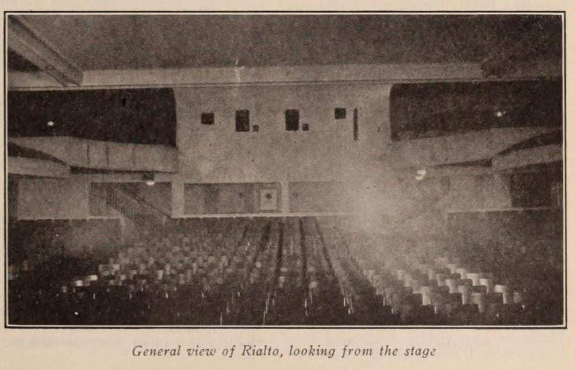 Auditorium of the Rialto, 1918